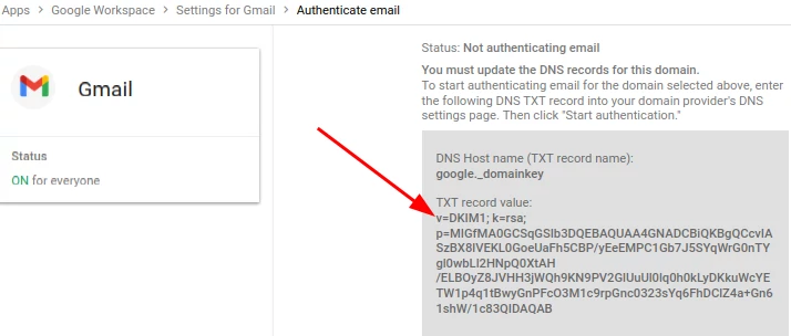 Google Workspace - Start Authentication