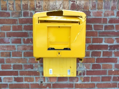 Broken mailbox